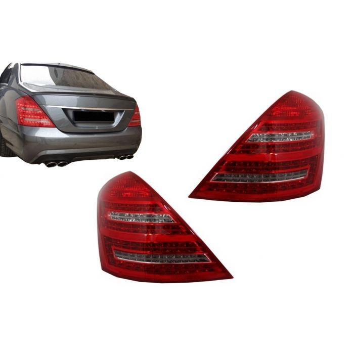 Feux Arrière Full LED Dynamiques Pour Mercedes Classe S W222 (2013-07.2017) - KITT Tuning