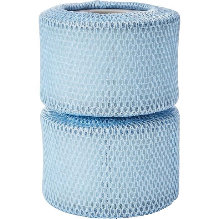 Cartouches Filtrantes MSpa X2 Avec Filets - Compatibles Jacuzzi & Spas - Filtration 90 Plis Polypropylène - Blanc