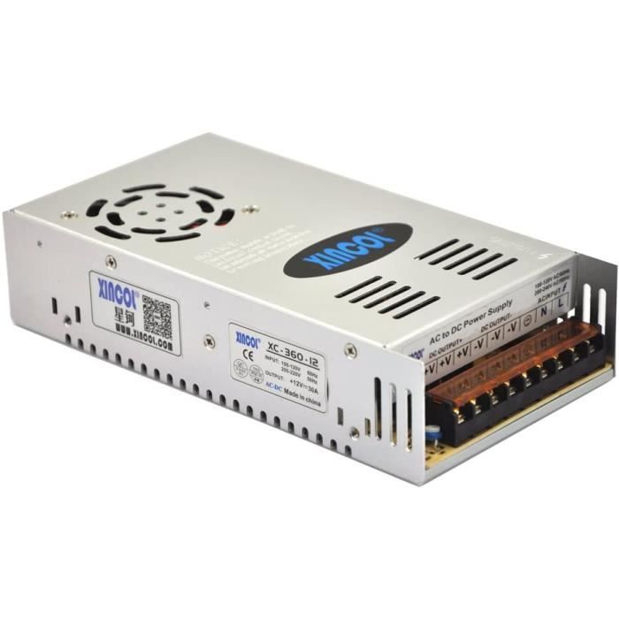 Alimentation Stabilisée RVT 12V 60A (720W) - Avec Trimmer - Fabriquée En Italie