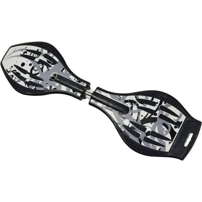 Waveboard MAXOfit Pro XL Spider-Rot - Roues Lumineuses 80mm | Charge 95kg | Inclut Sac Et Outils | 88x23cm