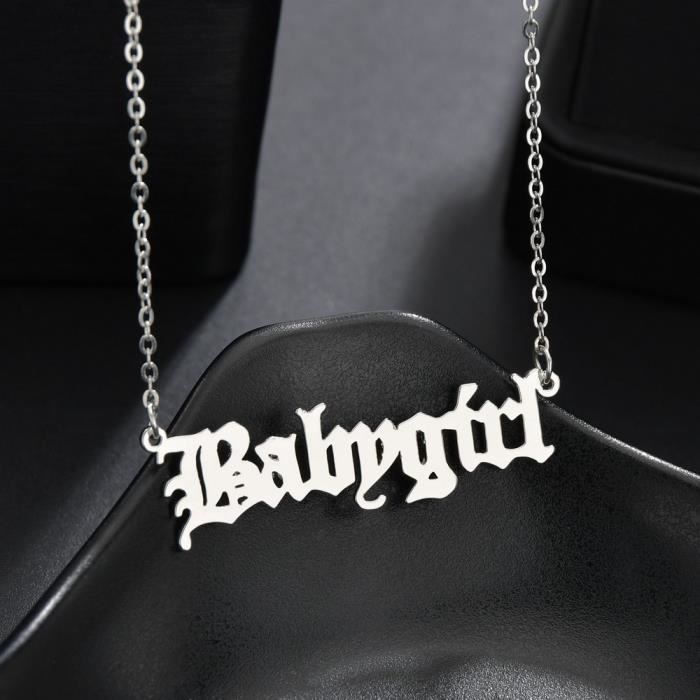 Acier Inoxydable Bebe Fille Collier Ancien Anglais Lettre Babygirl Pendentifs Colliers Ras Du Cou Femmes Bijoux Petite Amie Cadeau Achat Vente Sautoir Et Collier Acier Inoxydable Bebe Fille Acier Argente Acier Inoxydable Bebe Fille Collier Ancien Anglais Lettre Babygirl Pendentifs Colliers Ras Du Cou Femmes Bijoux Petite Amie Cadeau Achat Vente Sautoir Et Collier Acier Inoxydable Bebe Fille Acier Argente