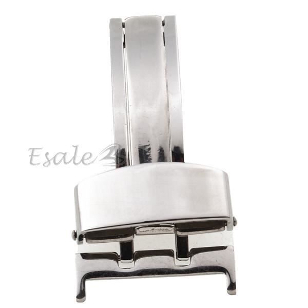 Fermoir Déployant WOCCI Pour Bracelet Montre - Acier Inoxydable - Largeurs 10mm à 22mm - Compatible Bracelets ≤3.5mm