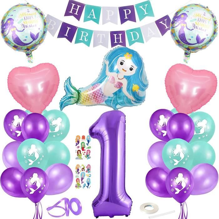 Ballon Sirene Filles Ballons De Sirene Decoration Anniversaire Sirene Decorations D Anniversaire De Sirene Grand Ballon Siren 09 Cdiscount Maison
