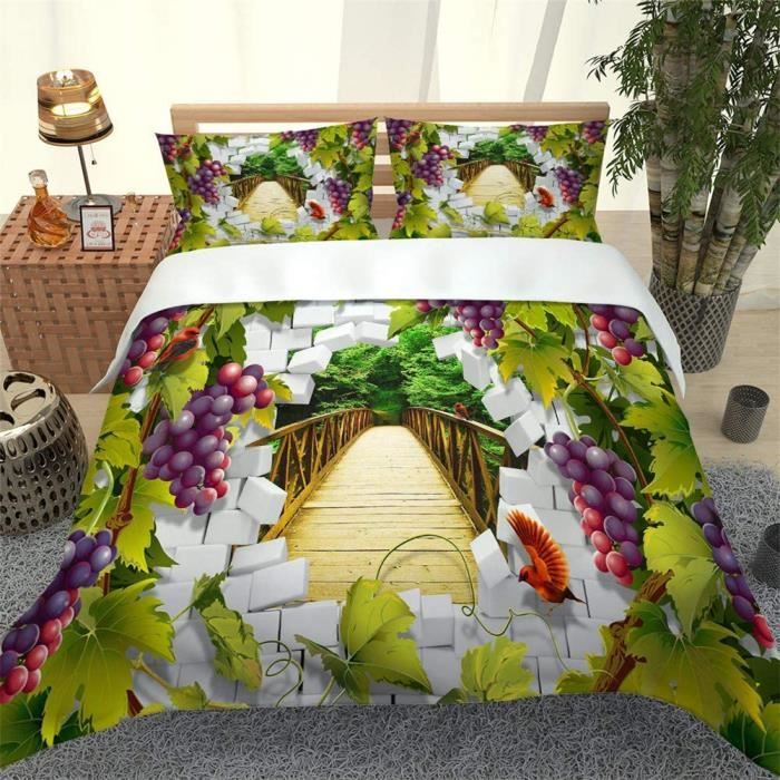 EVMILA Housse De Couette Transformers Bumblebee 3D – Parure De Lit 3 Pièces Double 200x200 Cm – Imprimé 3D Ultra Réaliste