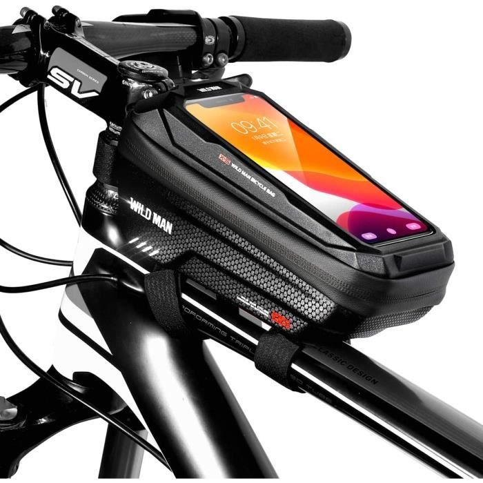 Polyester Mountain Bike étanche Sac écran tactile téléphone cellulaire Support velo