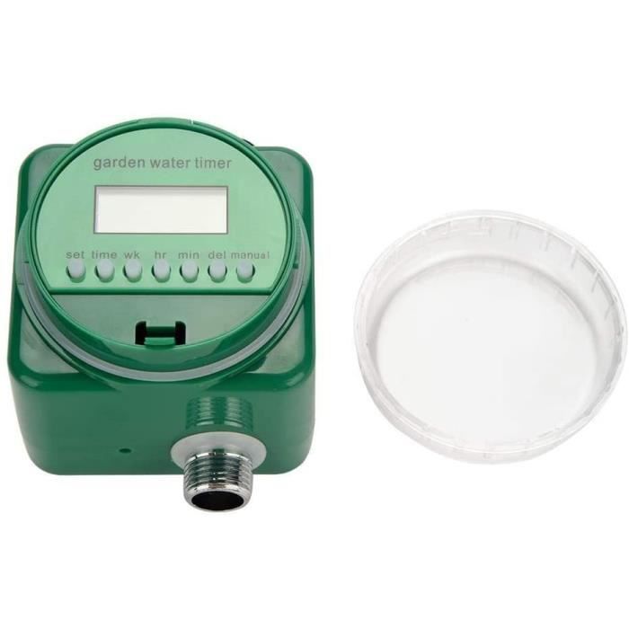 Minuterie D'arrosage Programmable étanche - Double Molette, Pour Jardin, Pelouse, Serre - Fonctionne Sur Piles