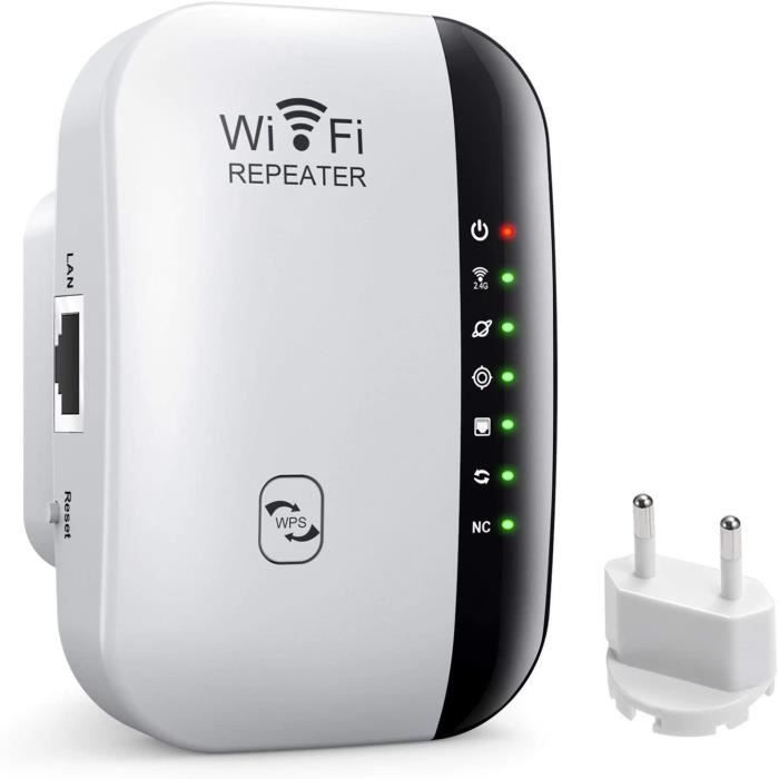 Amplificateur Wifi - Prolongateur Wifi - Amplificateur de Signal Wifi - Répéteur  Wifi
