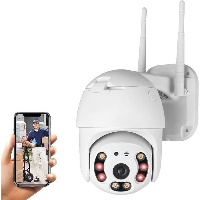 Lot De 5 Caméras De Sécurité PTZ HD 1080P WiFi - Vision Nocturne - Sans Fil - Marque Générique - Neuf