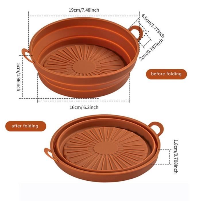 Support De Plateau De Cuisson9.25in Plateau Pliant Rond Pour Micro