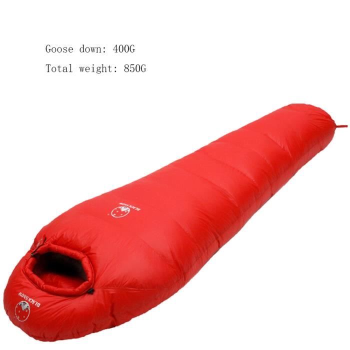 Sac de couchage,Sac de couchage de Camping en duvet d'oie blanc tr?�s chaud pour adulte, 4 types 