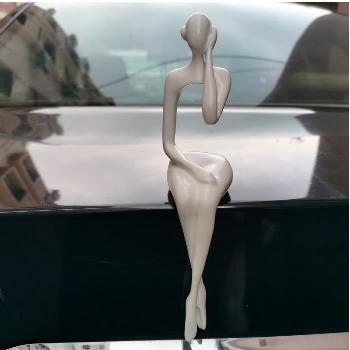 Sculpture Abstraite Contemporaine En Résine - Décoration D'intérieur Moderne Pour Bureau, étagère Ou Salon