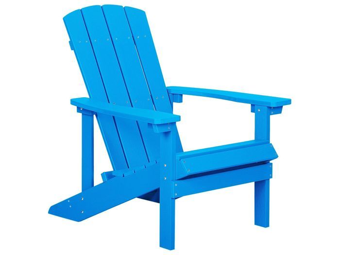 Chaise de jardin bleue ADIRONDACK