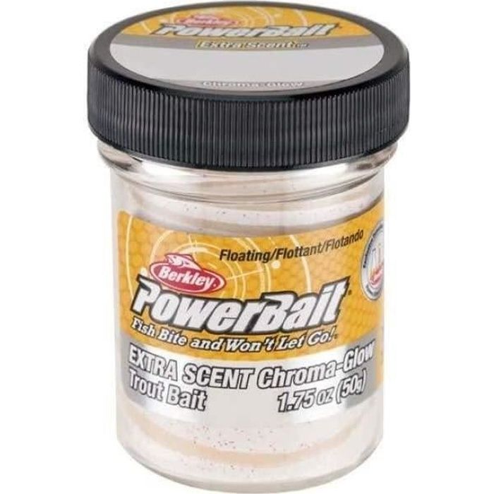 Berkley PowerBait Pâte à Truite Glitter Black - 50g (1.75 oz