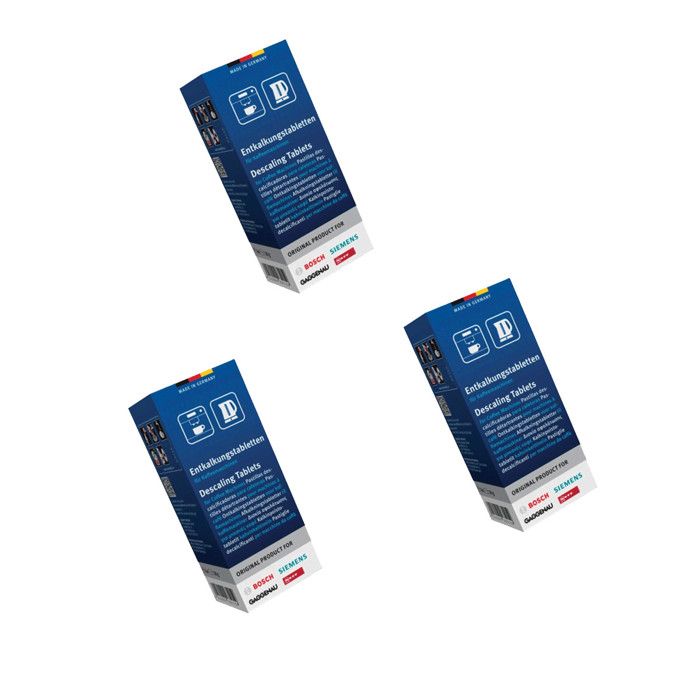 Bosch Tassimo Lot De 3 Boîtes Tablettes Détartrantes - Nettoyage Cafetière