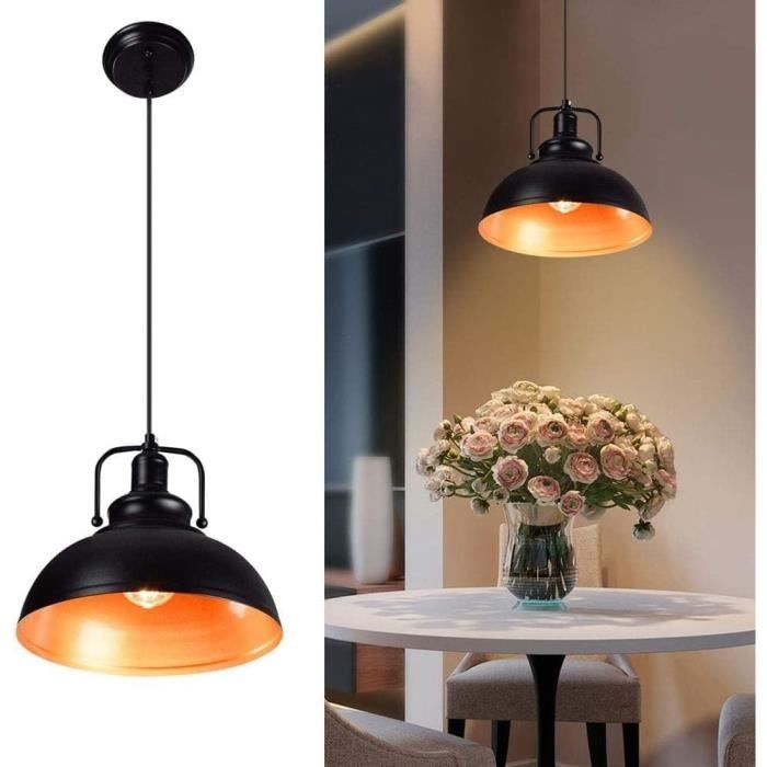 Suspension DKD Home Decor 8424001521999 Noir Métal Vintage 60 W 15 x 15 x 30 cm
