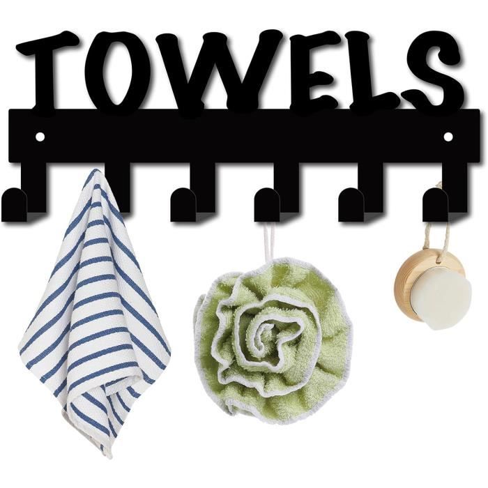 VIS'V Porte-clés Mural Noir Autocollant Avec 4 Crochets Pour Clés - Petit Organiseur Mural Avec Adhésifs Supplémentaires Pour Entrée, Couloir, Porte, Bureau