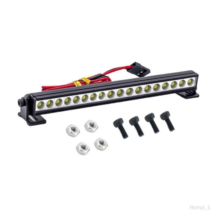 Otax Barre Lumineuse Halogène 2x20W - Ultra Plate (55x2x7.5cm) - Interrupteur Intégré - Câble 1.5m - Blanc
