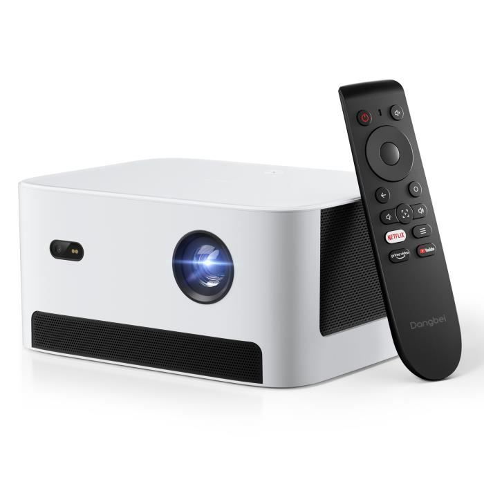Dangbei Neo Vidéoprojecteur - 540 ISO Lumens - 1080P - Double Enceintes Dolby Audio - Auto Focus - Blanc