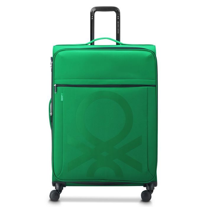Valise Soute DELSEY PARIS X Benetton - Color Block Hardside 76cm - Noir - 109L