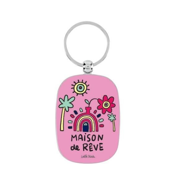 Porte-clés Humoristique DLP « La Plus Jolie C'est Mamie » – Cadeau Fun Pour Grand-mère, Multicolore, Neuf Avec étiquette