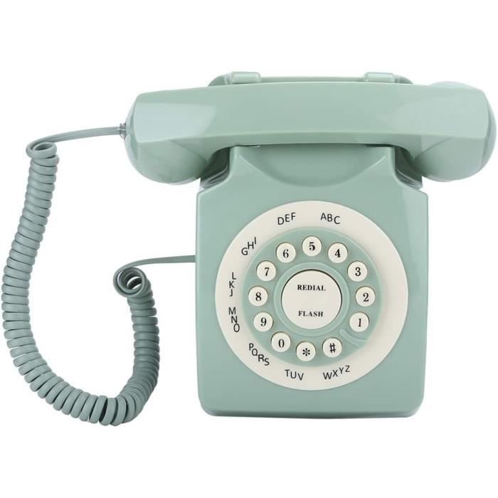 Modèle Téléphone Portable Rétro En Fer | Ornement Vintage Déco Bureau | Accessoire Photo