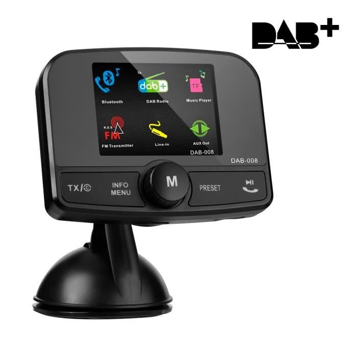 Excelvan IDAuto / DAB+ Adaptateur radio numériqueNoir Cdiscount Sport