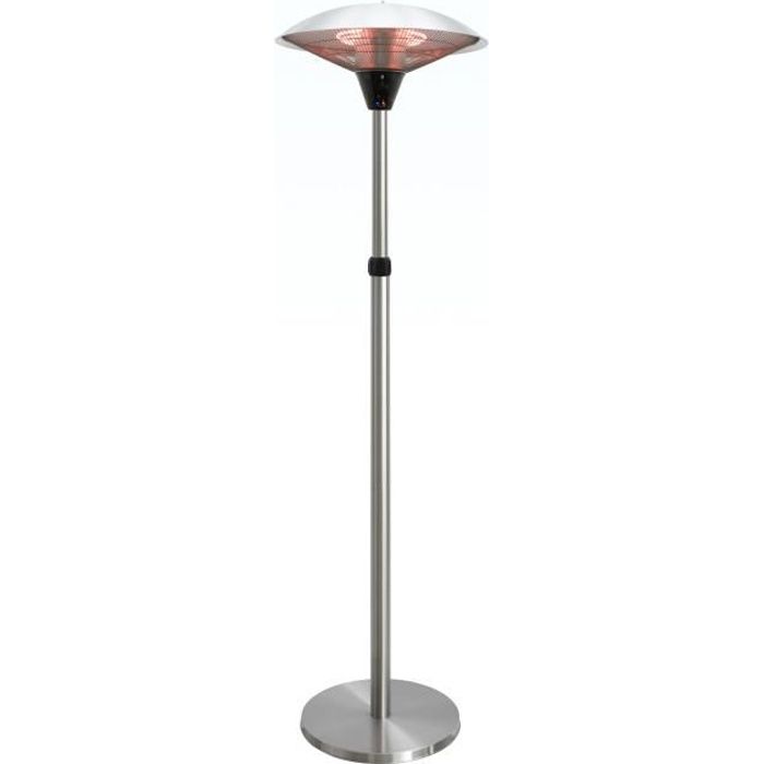 Parasol chauffant électrique rétractable FAVEX Milan - 2100W - Sécurité