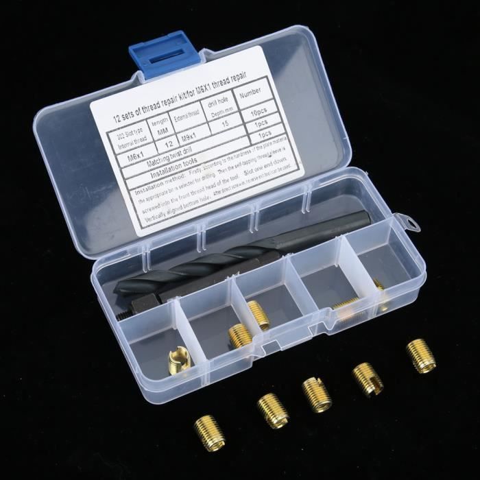 Kit Réparation Filetage V-Coil 1/4 UNC - Insert Acier Inoxydable