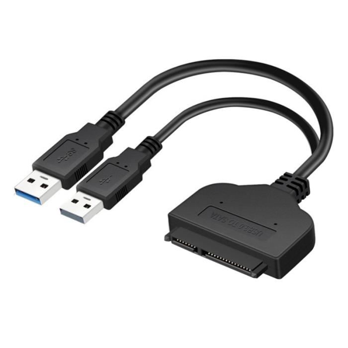 Convertisseur SATA Vers IDE USB 2.0 - Adaptateur Disque Dur 2,5/3,5 Pouces Pour PC Et Ordinateurs