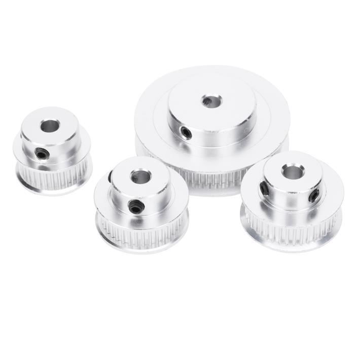 Poulie Synchrone 55T 3 Modes - Alésage 6/8/10/12/14/15/16/17/20mm - Poulie Alliage BF Pour Courroie Synchrone 15mm