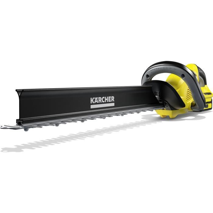 Taille haies KARCHER HGE 18 50 Lame double action affutée au diamant Sans batterie