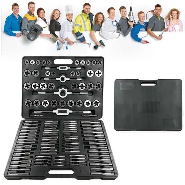 CTF-31 Coffret de tarauds et filières de 31 pièces - Travail du métal, filiere e