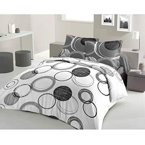 Housse De Couette 220x240 Avec Rabat Au Pied Cdiscount