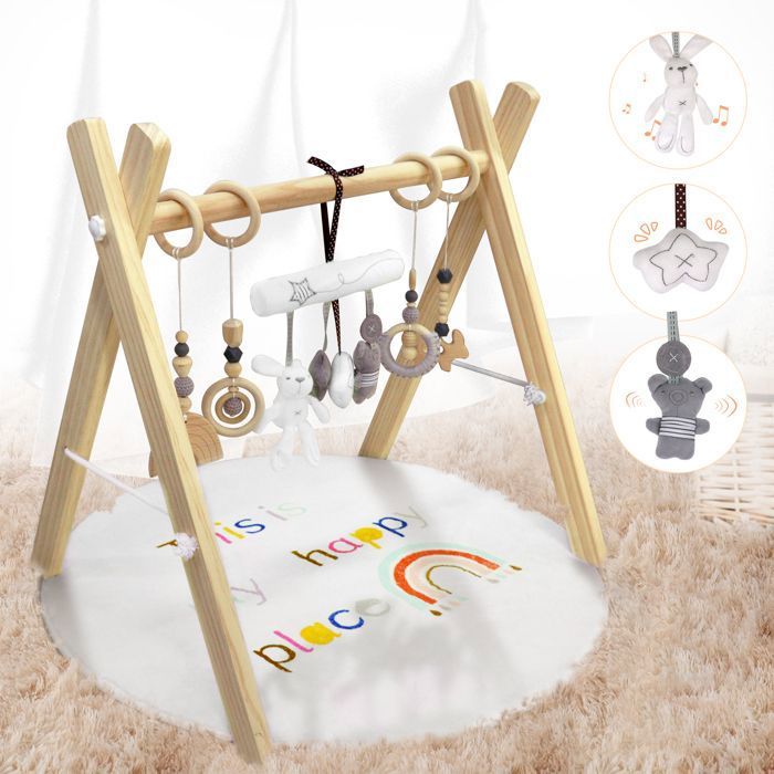 Tapis de jeu Montessori, éveil & motricité bébé