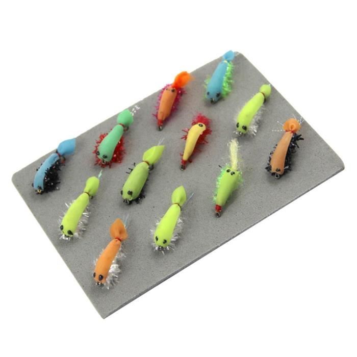 Lot De 40 Leurres Mouche Artificiels Pour Pêche, Appâts Insectes, Neufs