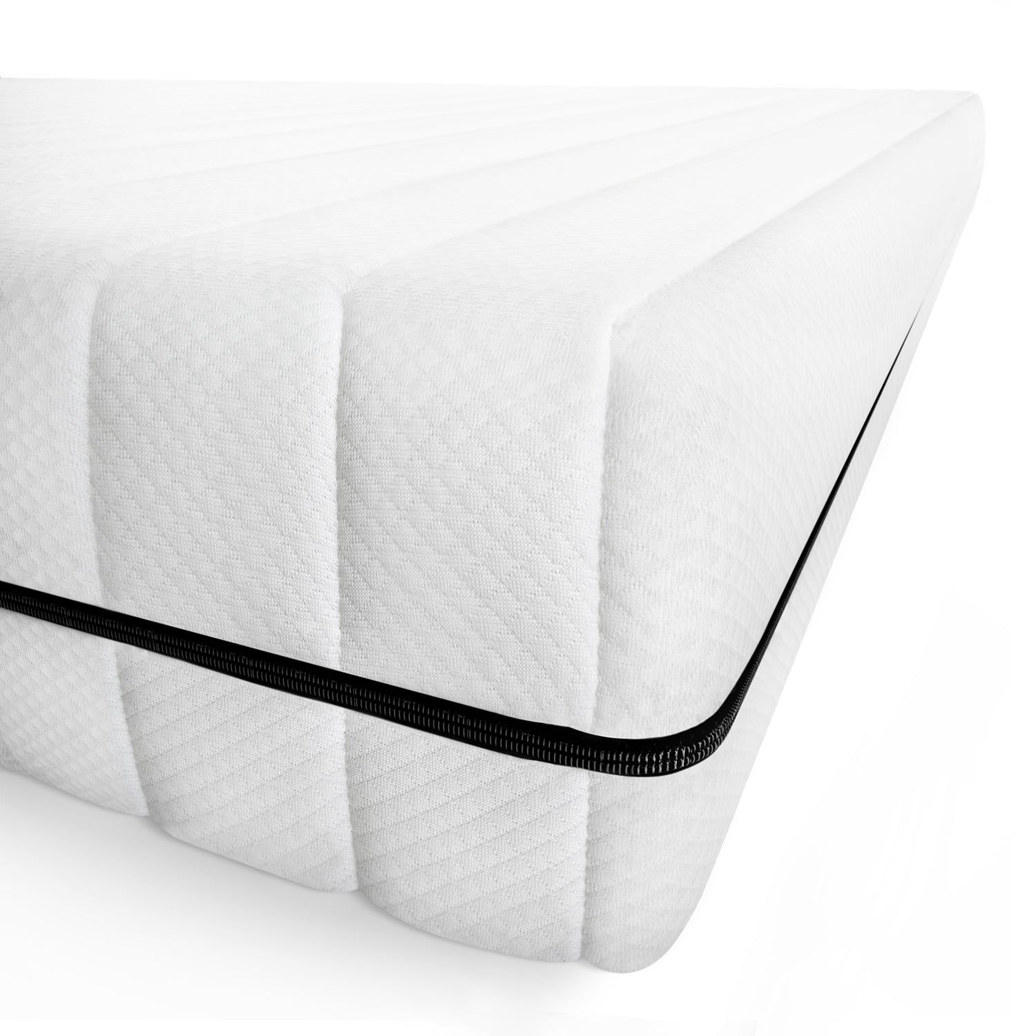 Matelas en mousse Matelas 140 x 190 cm Housse microfibre lavable Fermeté réglable Matelas premium 15 cm dépaisseur