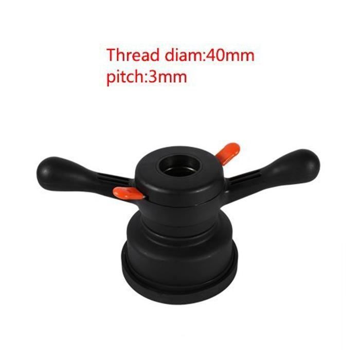 Taille : Inner dimeter 40mm pitch 3mm Outil Appareil Équilibrage De Pneu Et Roue Ressort Clips Roue Stable Libération Rapide Écrou Papillon Pour Montage Changement De Pneu 