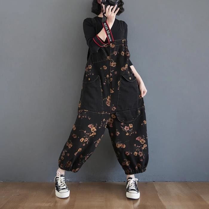 Combinaison pantalon femme floral top