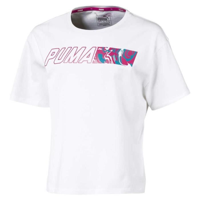Vêtements fille T-Shirts Puma Alpha Graphic