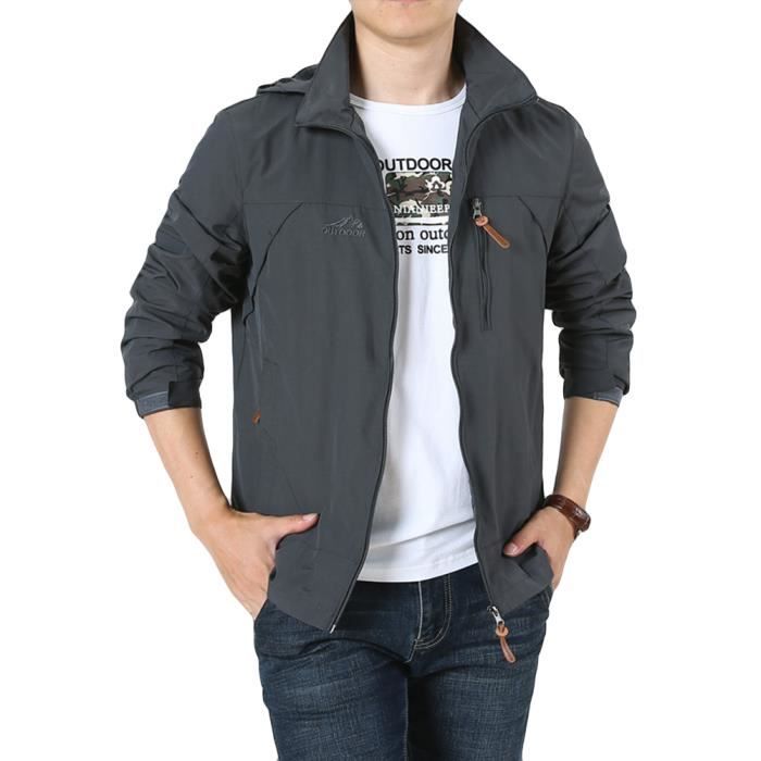 Veste Bomber Légère Homme à Motif Poulet Mignon - 92% Polyester 8% élasthanne - Fermeture éclair - Tailles S à 2XL