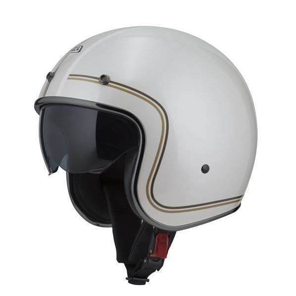 Casque Moto Scooter Jet Double Visière Pare-Soleil ECE 22 Blanc S - Confort Et Sécurité