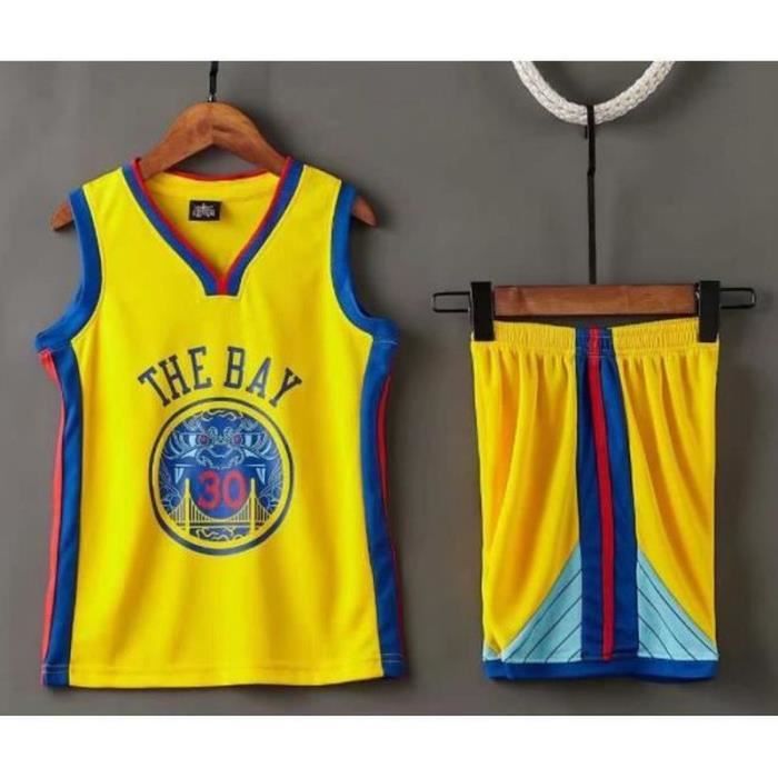 Ensemble Basket Adulte 4 Pièces - Maillot + Short Respirant + Wristbands & Bandeau - Tenue Sport Confortable