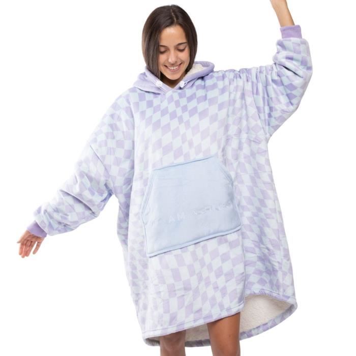 Sweatshirt couverture Flamingueo Couverture géante Blanc