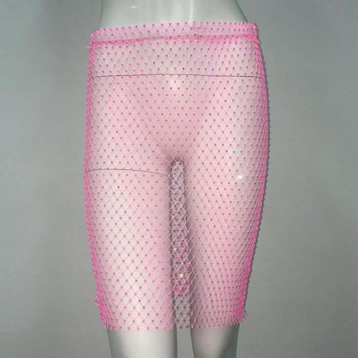 Jupe Galaxie 2 En 1 Jupe à Paillettes GORGLITTER 2 En 1 - Style Galaxie Avec Pantalon Intégré Jupe Sexy Avec Pantalon Intégré