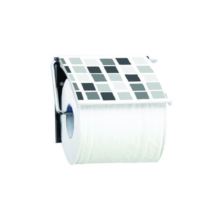 Porte-Papier Toilette WC mural 2 rouleaux avec réserve Logis Chrome 41717000[254