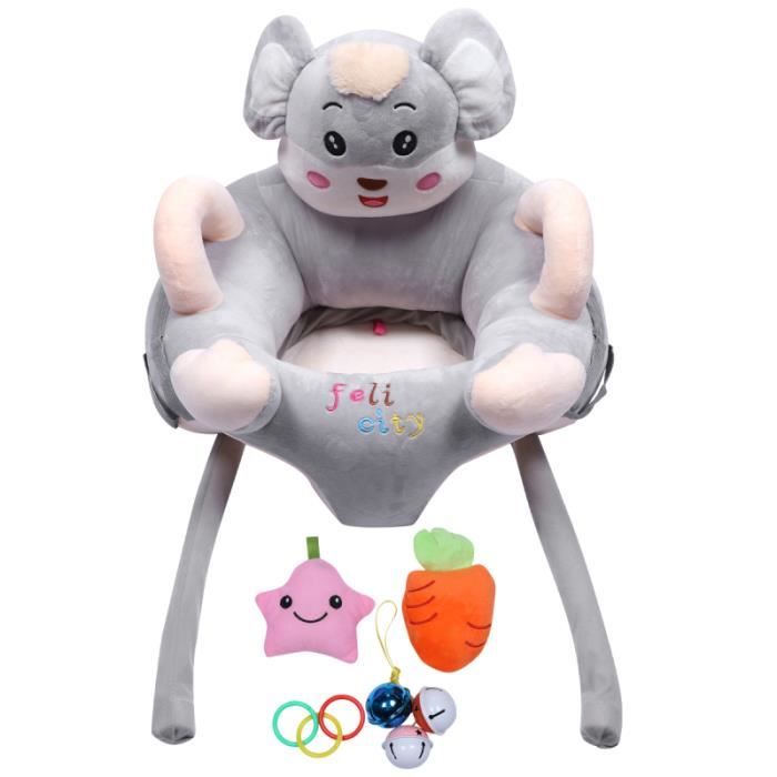 Baby Seat Cushion Plush Sofa Comfortable For Grey Fauteuil Bebe Canape Bebe Cdiscount Puericulture Eveil Bebe