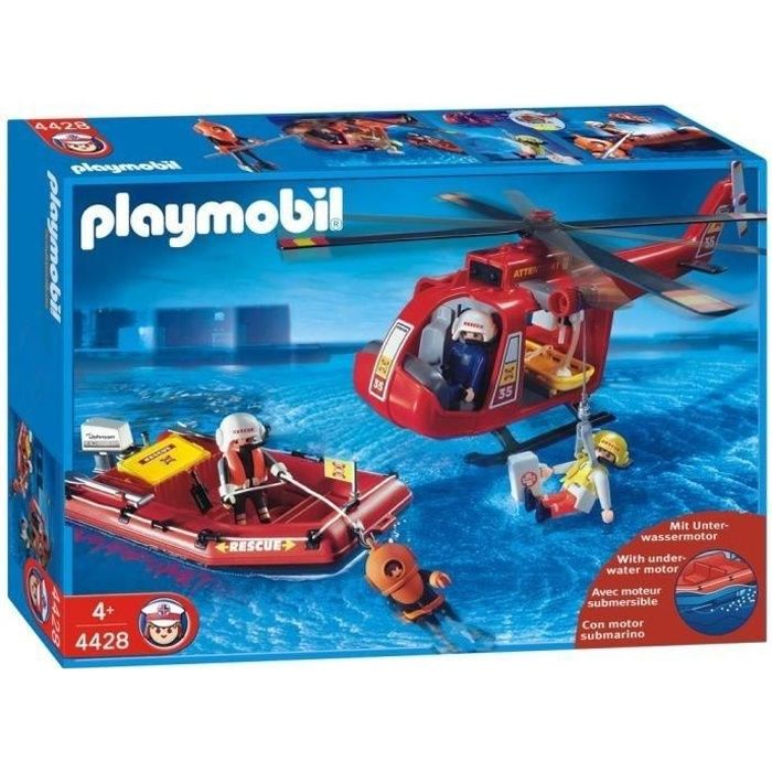 Hélicoptère Playmobil – L'hélicoptère de sauvetage Playmobil unboxing 