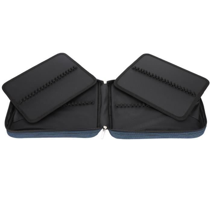 Flintronic Trousse à Crayons Transparente - 3PCS Avec Motifs - Grande Capacité Pour École, Bureau