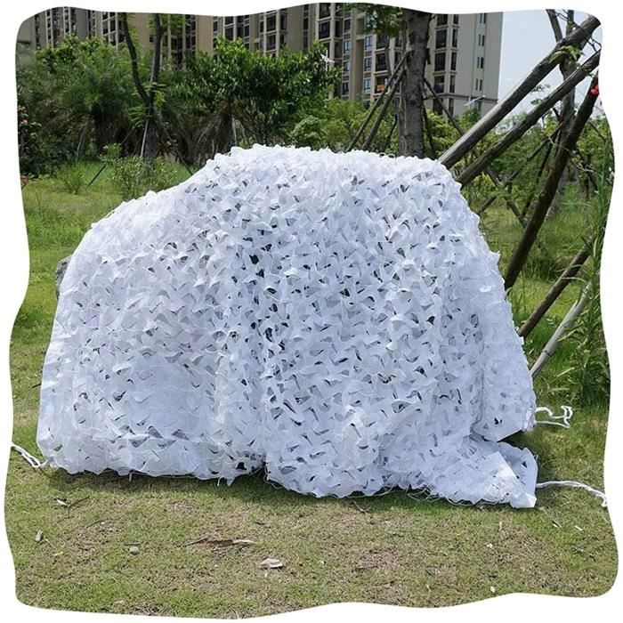 Filet De Camouflage Militaire 3x2m - Blanc Neige - Airsoft, Chasse, Tactique