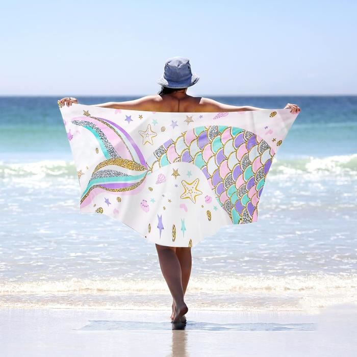 Serviette De Plage Sirène Fidji - Persephone Productions - Neuf Avec étiquette